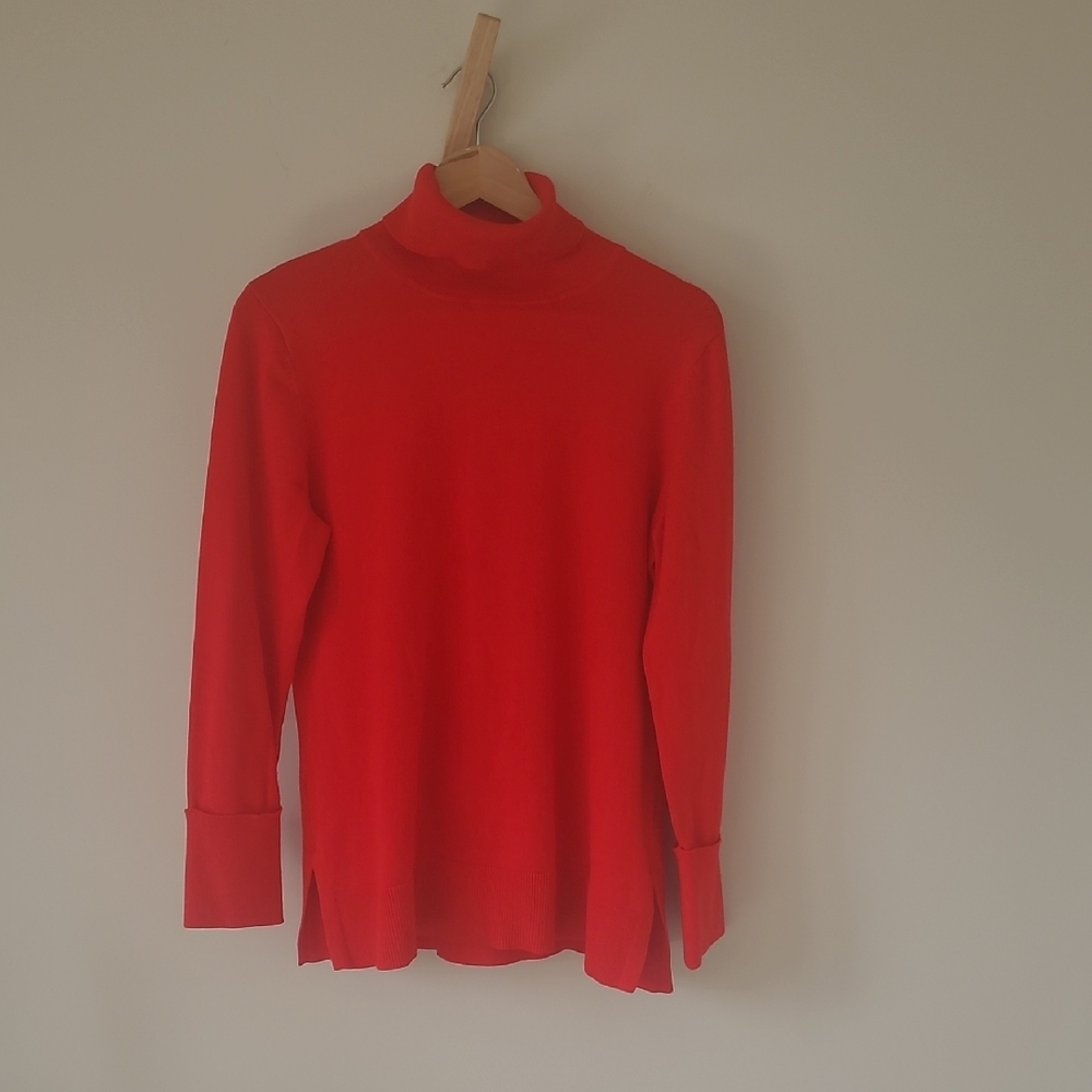 Red Turtleneck Sweater